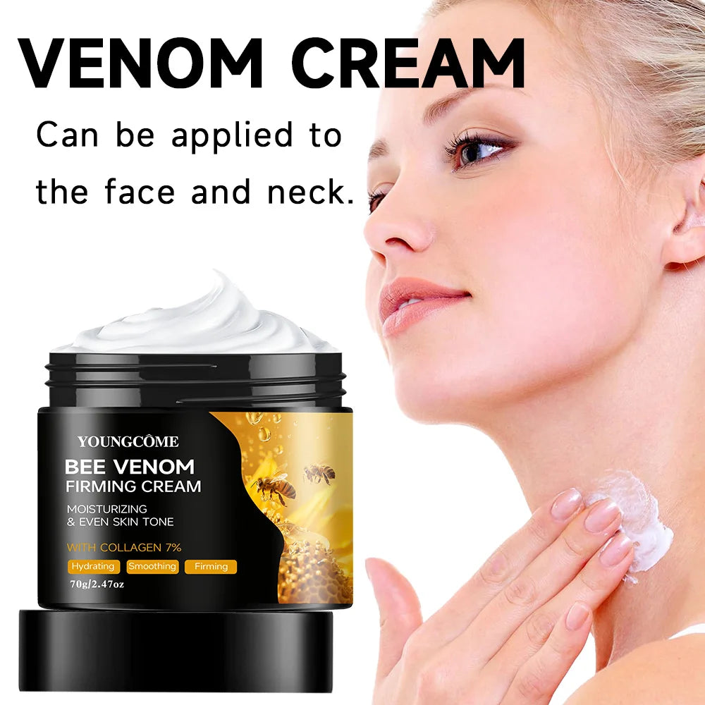 Premium Bee Venom Cream – Natural Collagen Boost, Firming & Lifting Face Moisturizer