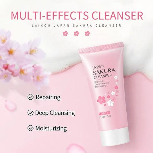 Sakura Deep Clean Foam Cleanser – Oil Control & Blackhead Care