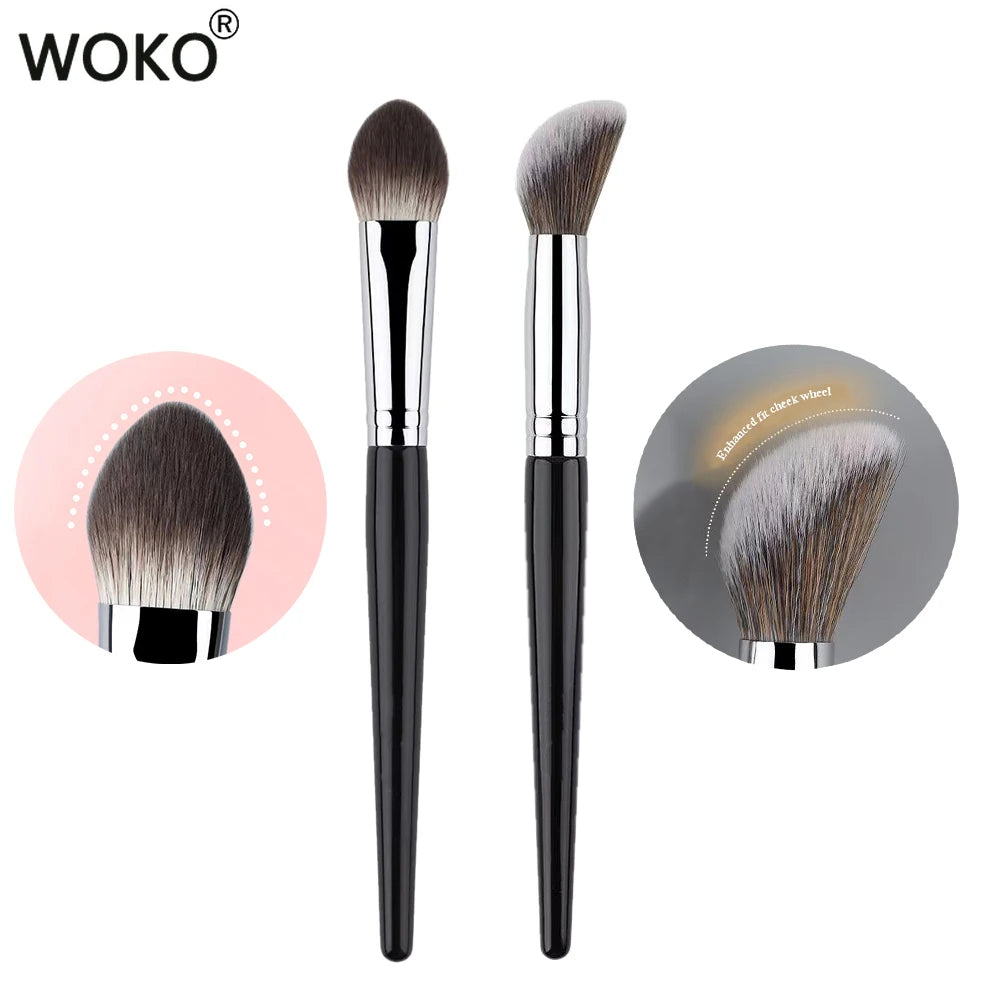 Cream Blush Brush – Soft Fluffy Face Brush for Cream & Powder Blush Application