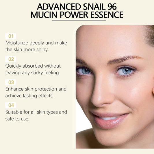 Snail 96 Mucin Power Essence – Fading Fine Lines, Moisturizing & Brightening Skin Care