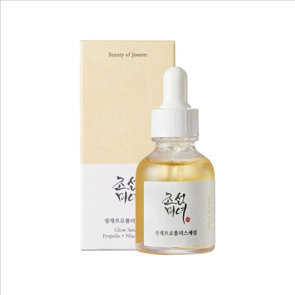 Korean Glow Revive Facial Serum – Hydrating, Calming & Brightening | Green Tea, Niacinamide & Snail Mucin