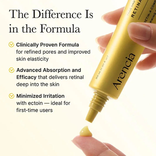 Arencia Retinal Anti-Aging Booster Shot - Tightening, Brightening & Skin Barrier Repair (1.01 fl. oz)
