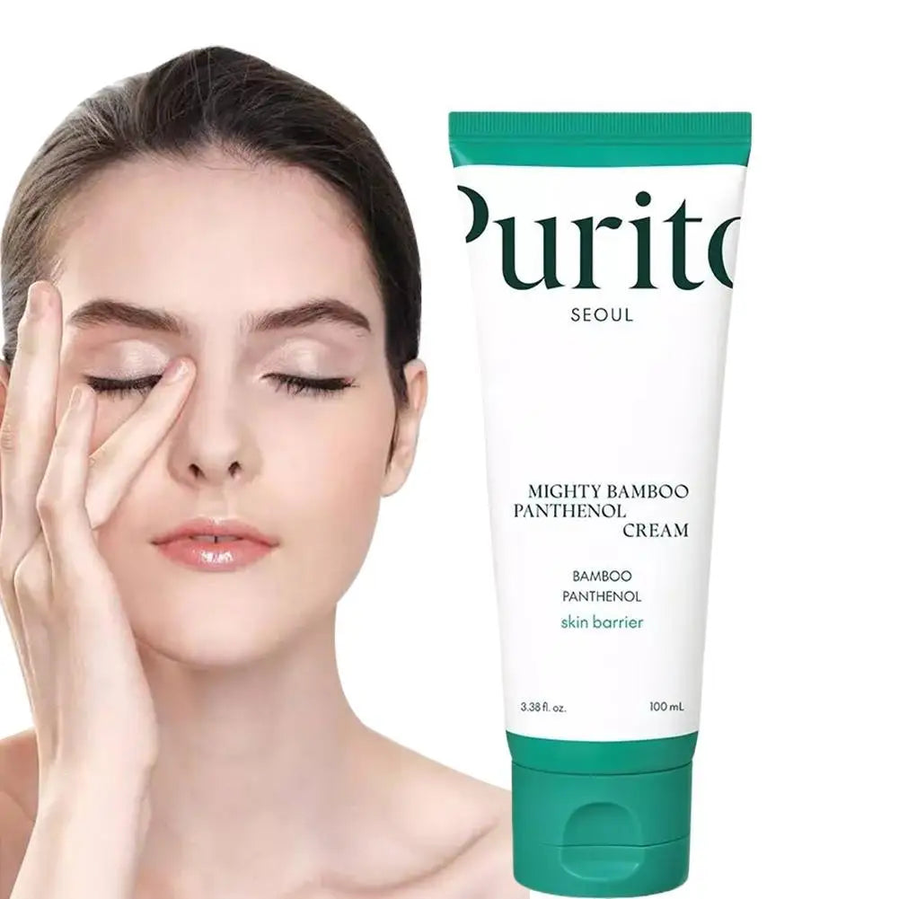 Purito Bamboo Extract Panthenol Intensive Moisturizing Repair Cream – Soothing & Revitalizing Face Cream for All Skin Types
