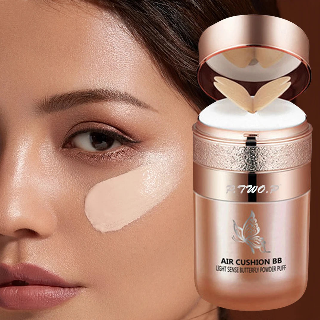 Butterfly Air Cushion BB Cream – All-Day Flawless Matte Foundation & Concealer