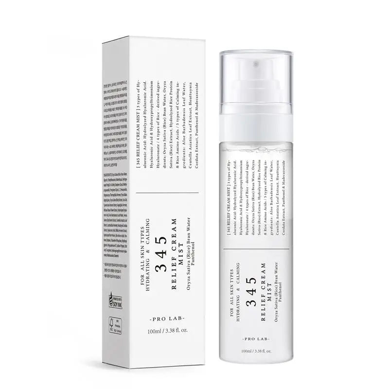 345 Relief Face Cream Recovery Set – PDRN Niacinamide Hydration & Soothing Skin Care Kit for Dry Skin