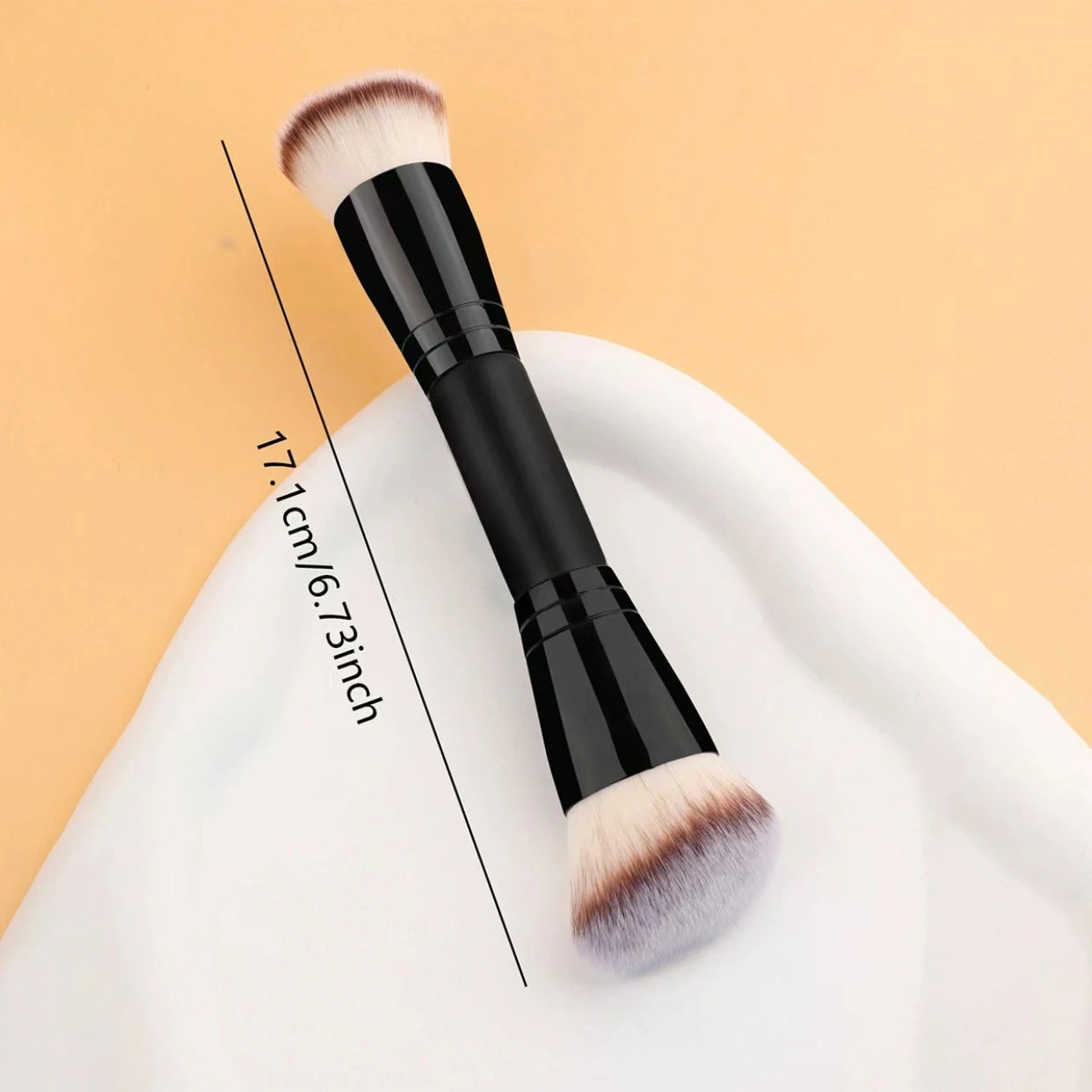 Facial Makeup Brush – Portable Double-Headed Contour & Blending Brush