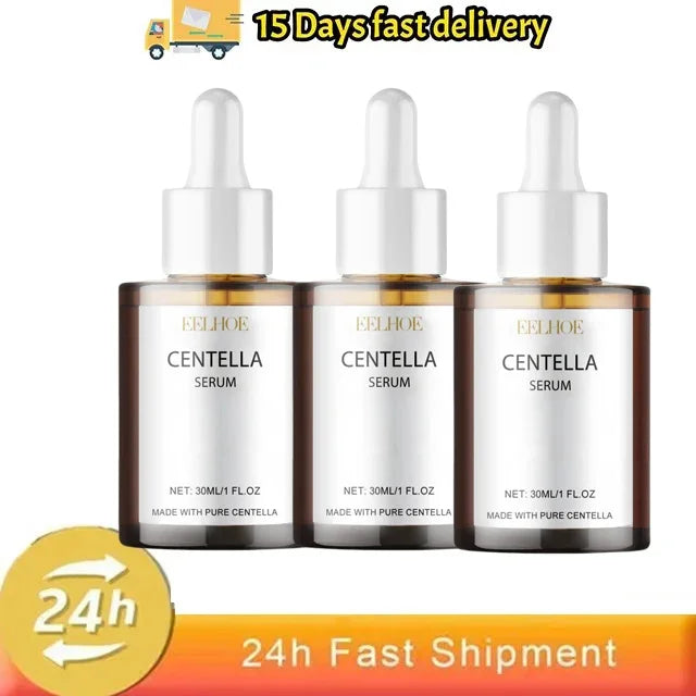 Centella Asiatica Face Serum & Moisturizing Cream – Brightening Nourishing Korean Skin Care for Dry Skin