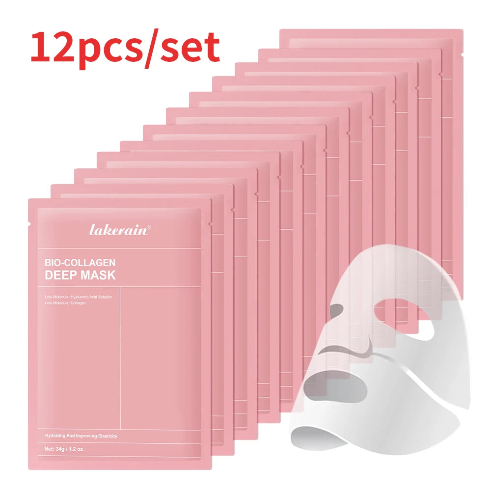 Bio-Collagen Deep Face Mask – Overnight Hydrating Mask for Pore Shrinking & Brightening