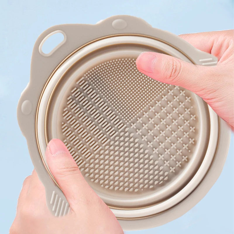 Makeup Brush Cleaner Cleaning Bowl – Quick & Easy Brush Washing Tool