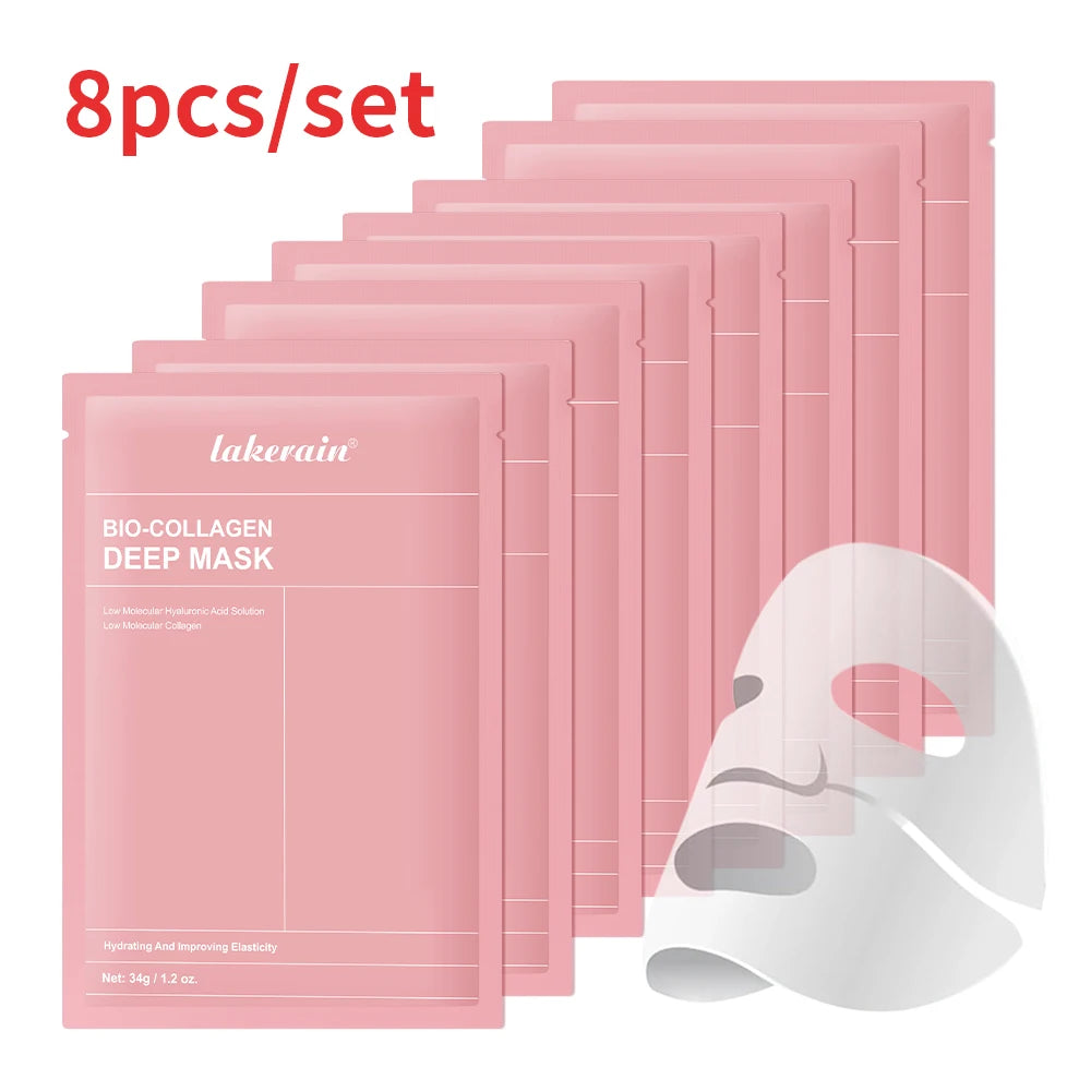 Bio-Collagen Deep Face Mask – Overnight Hydrating Mask for Pore Shrinking & Brightening