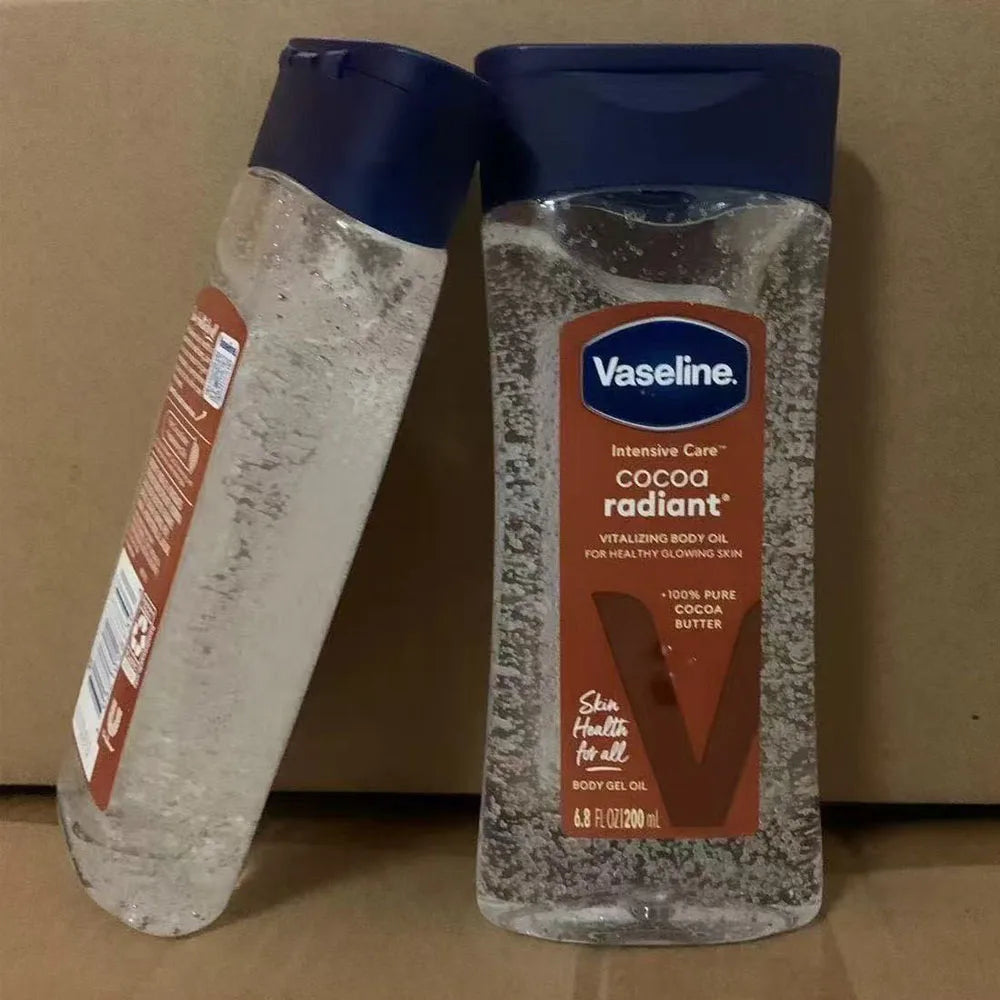 Vaseline Body Care Oil 200ml – Brightening & Deep Moisturizing Gel Oil for Dry Skin