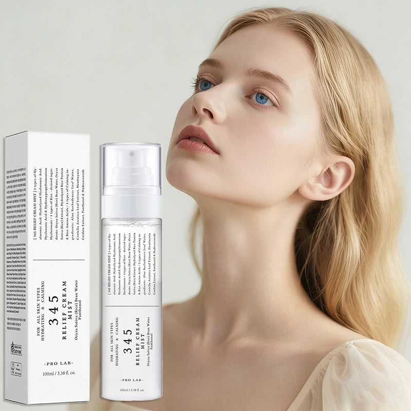 345 Relief Face Cream Recovery Set – PDRN Niacinamide Hydration & Soothing Skin Care Kit for Dry Skin