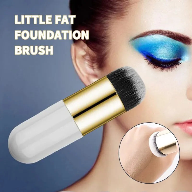 Fat Pier Foundation Make-Up Brush Set – Large & Small Dual-Size Face Brushes