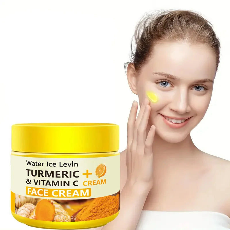 Turmeric Vitamin C Anti-Aging Cream – Brightening & Wrinkle Repair Moisturizer