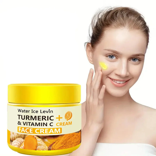 Turmeric Vitamin C Anti-Aging Cream – Brightening & Wrinkle Repair Moisturizer