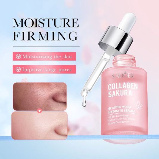SADOER Sakura Facial Serum 30/100ml – Anti-Aging Hydrating & Brightening Face Essence