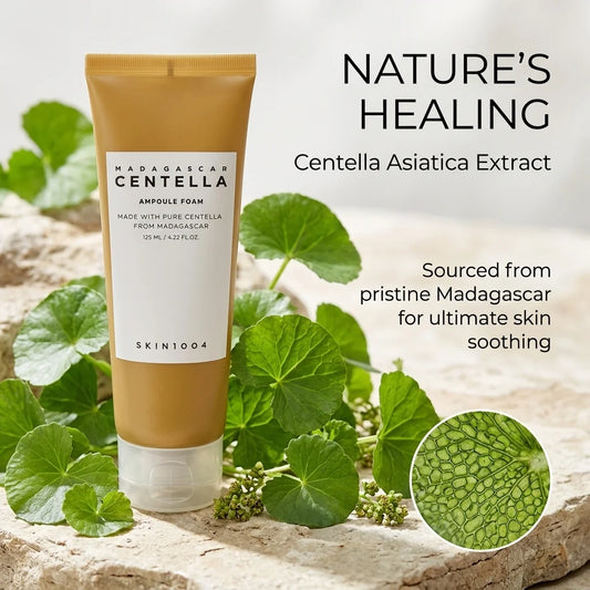 SKIN1004 Madagascar Centella Ampoule Foam – Gentle Korean Facial Cleanser for Soft Hydrated Skin