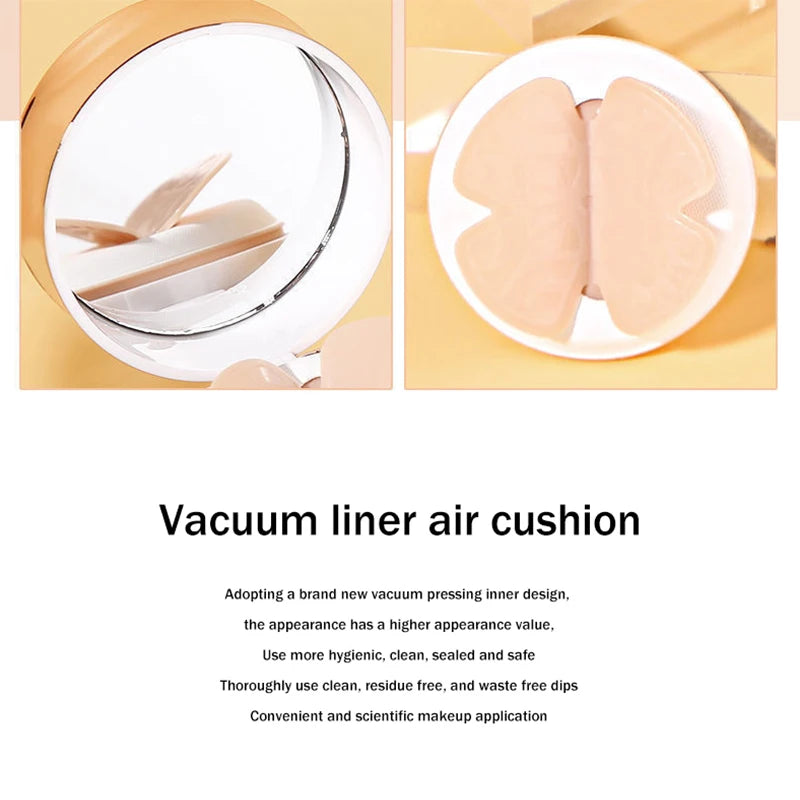 Butterfly Air Cushion BB Cream – All-Day Flawless Matte Foundation & Concealer