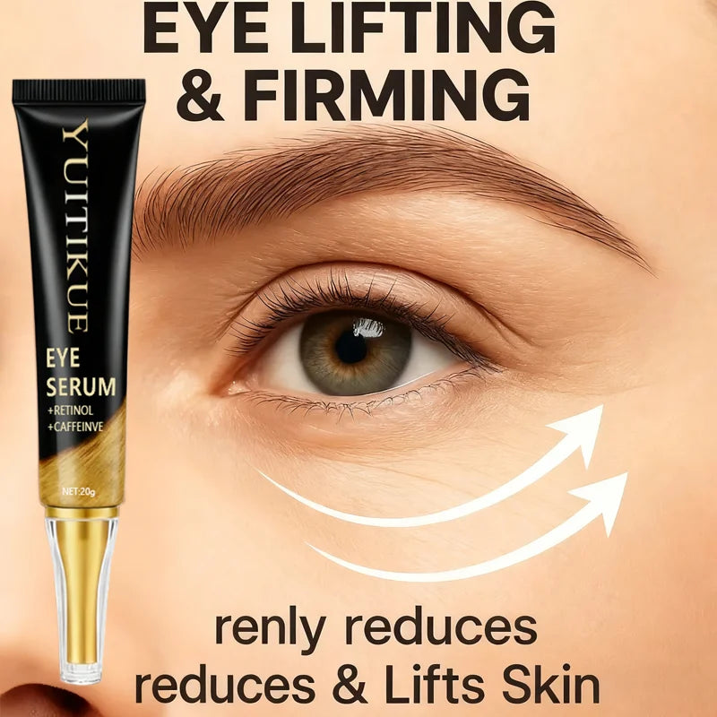 YUITIKUE Caffeine Eye Cream 20g – Fast-Acting Firming, Reduces Puffiness & Dark Circles
