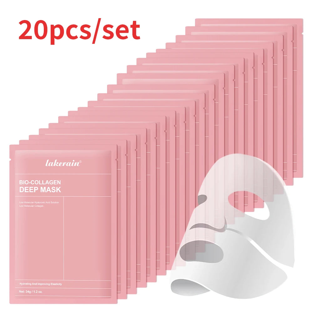 Bio-Collagen Deep Face Mask – Overnight Hydrating Mask for Pore Shrinking & Brightening