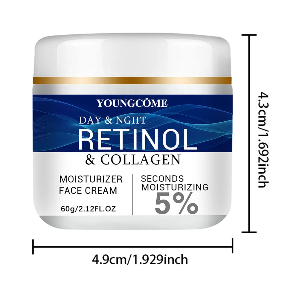 Snail Essence Cream with Hyaluronic Acid – Retinol Moisturizing, Firming & Brightening Skincare