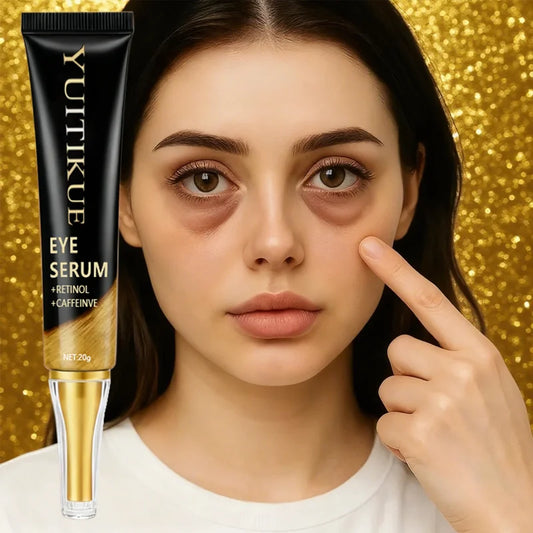 YUITIKUE Caffeine Eye Cream 20g – Fast-Acting Firming, Reduces Puffiness & Dark Circles
