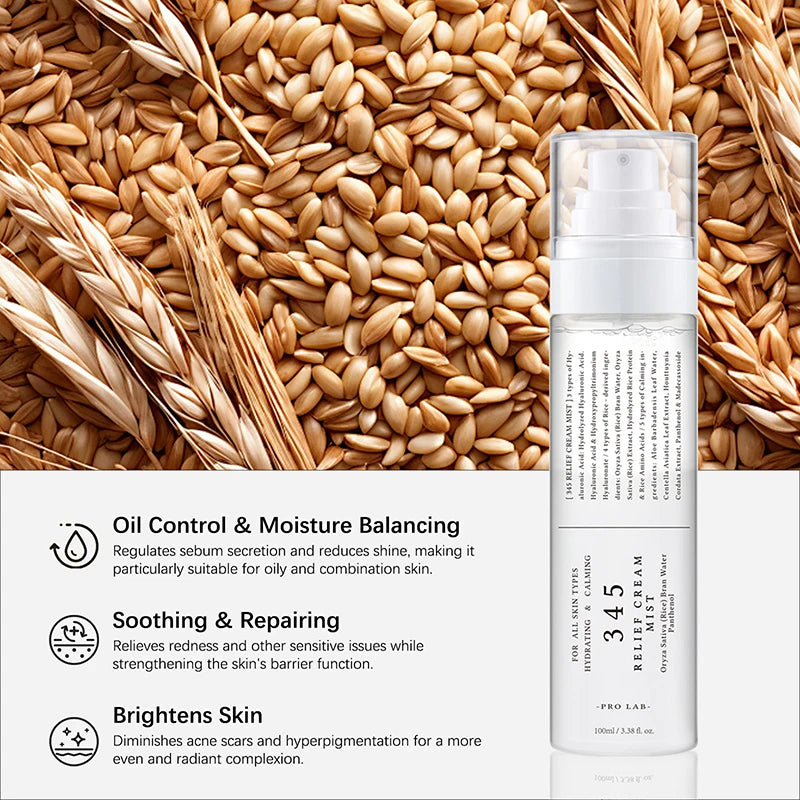 345 Relief Face Cream Recovery Set – PDRN Niacinamide Hydration & Soothing Skin Care Kit for Dry Skin