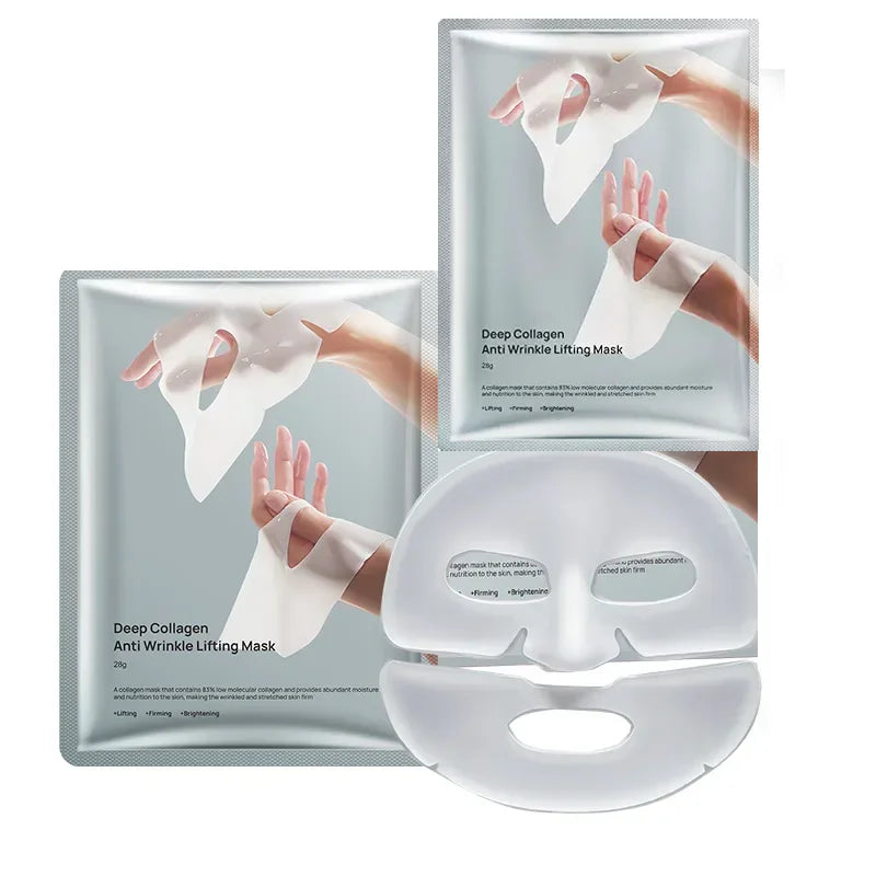 Deep Collagen Anti-Wrinkle Lifting Mask – Collagen Face Mask for Firming & Moisturizing (5 Pack)