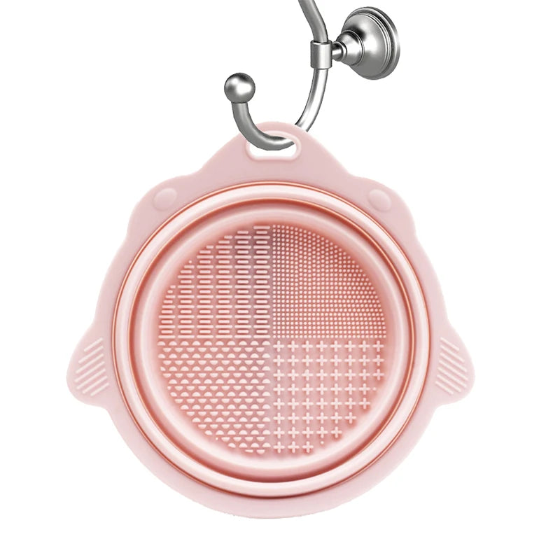 Makeup Brush Cleaner Cleaning Bowl – Quick & Easy Brush Washing Tool