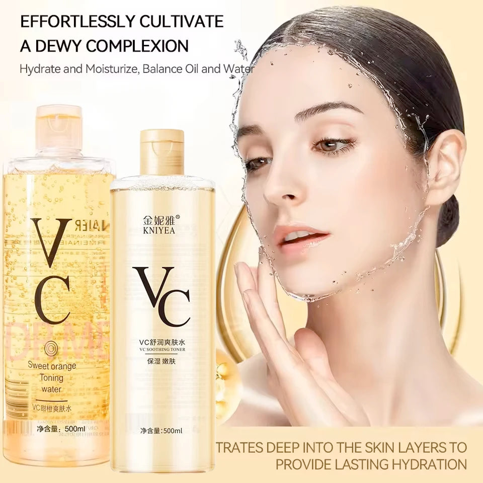 Vitamin C Hydrating Toner – Refreshing & Moisturizing Skin Repair Formula 500ml