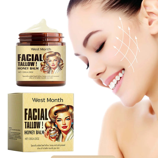 Beef Tallow Face Cream – Natural Deep Moisturizer for Dry & Sensitive Skin