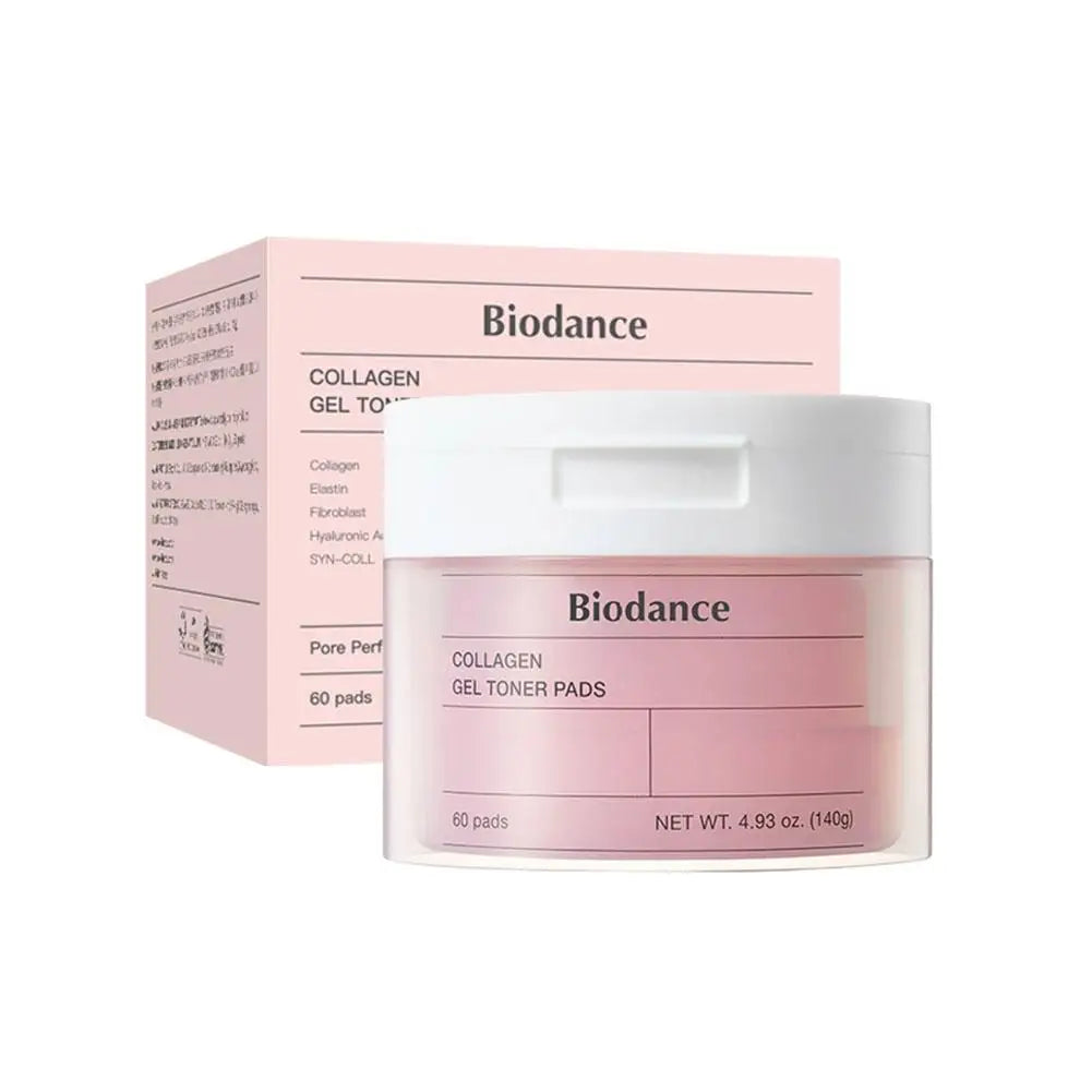 Biodance Collagen Gel Toner Pads – Hydrating & Firming Exfoliating Toner Pads
