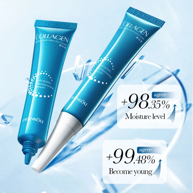 60pcs Crystal Collagen Eye Mask – Anti-Aging & Hydrating Under Eye Patches
