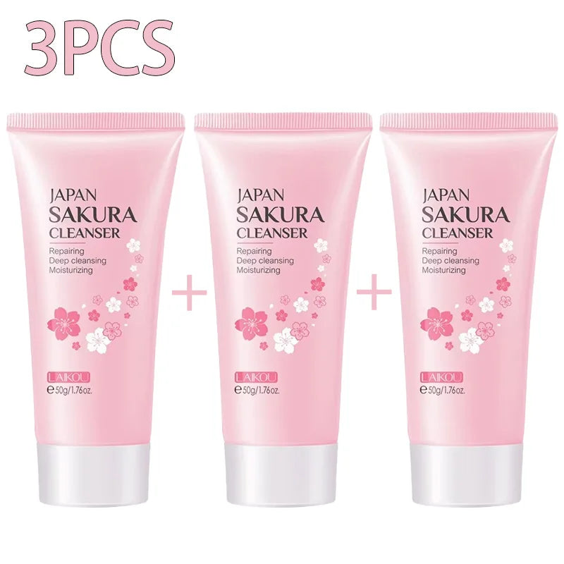 Sakura Deep Clean Foam Cleanser – Oil Control & Blackhead Care