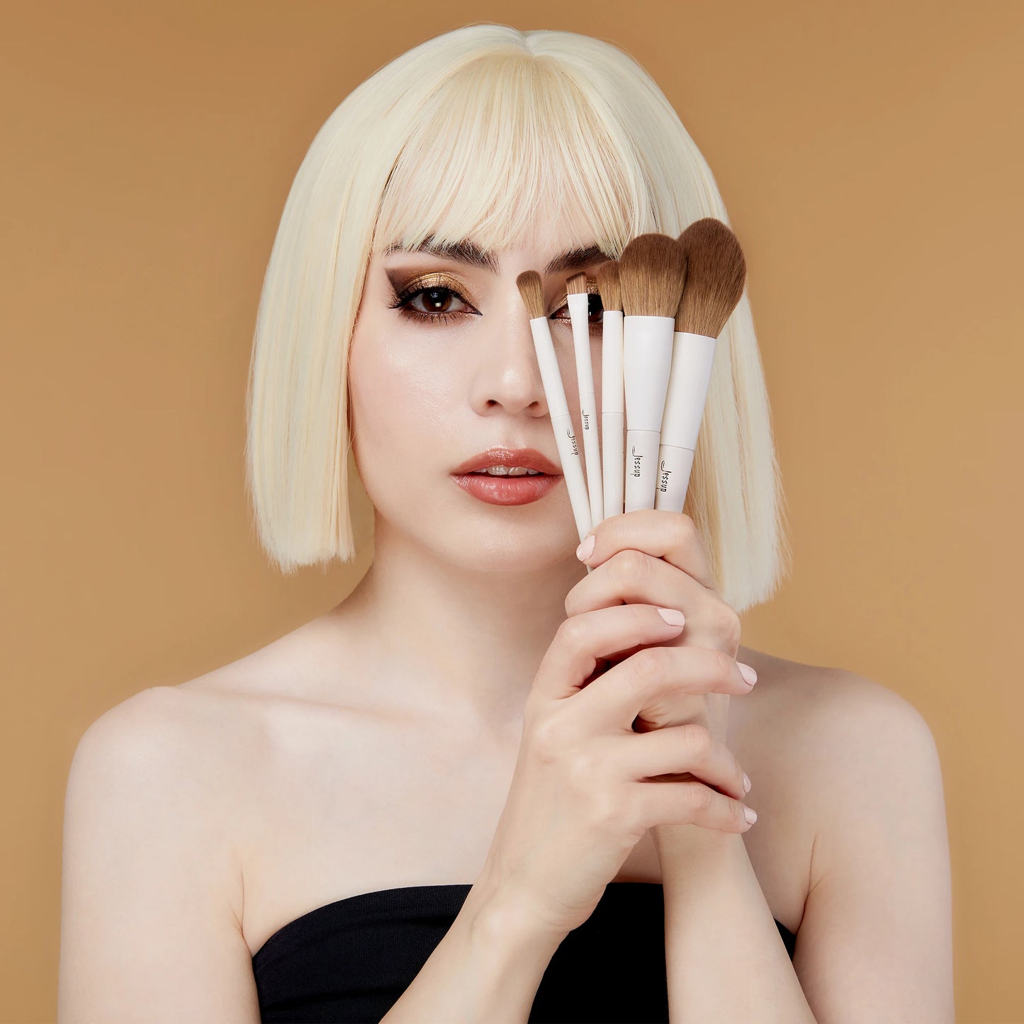 Jessup Makeup Brushes 14pc – Professional Complete Face & Eye Brush Set